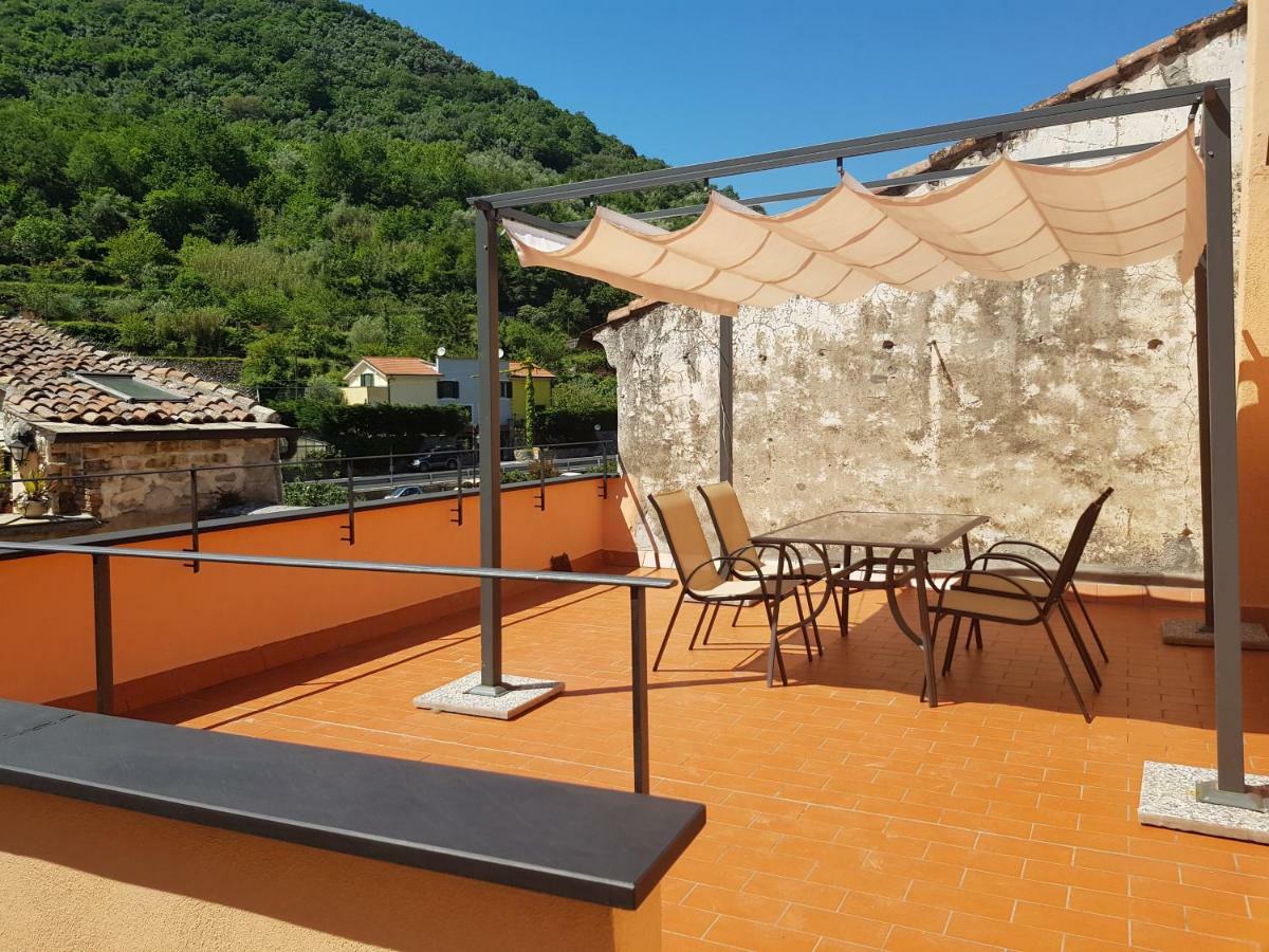 Modern Flat With Panoramic Terrace In Zuccarello Apartment Exterior photo